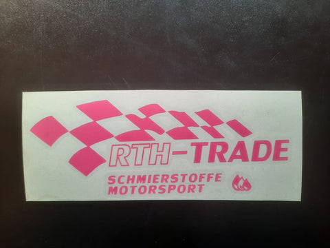 Sticker RTH-Trade Rosa Pink B 20cm x H 7,5cm