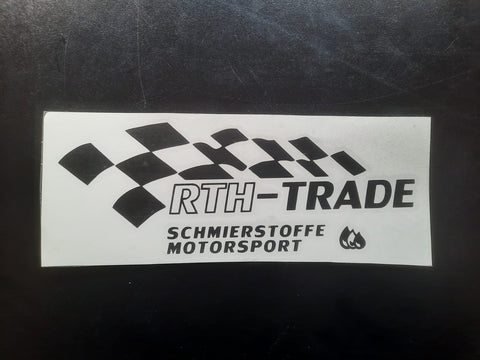 Sticker RTH-Trade Schwarz Black B 20cm x H 7,5cm