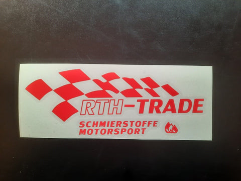 Sticker RTH-Trade ROT Cherry Red B 20cm x H 7,5cm