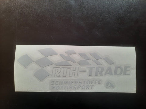 Sticker RTH-Trade Grau Grey B 20cm x H 7,5cm