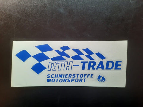 Sticker RTH-Trade Blau Vivid Blue B 20cm x H 7,5cm